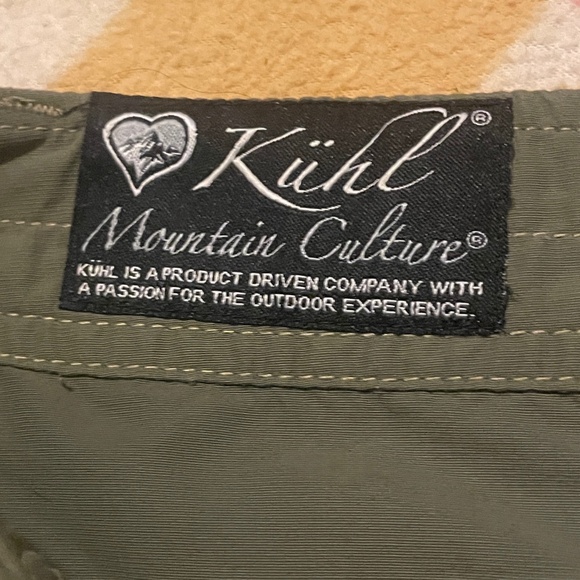 Kuhl Olive Green Kurve Free Range Hiking Skirt SZ 8 - Picture 5 of 5